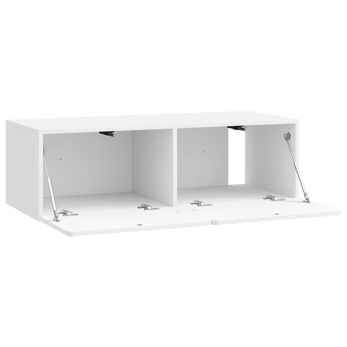 Nástěnná Tv Skříň 98 X 41 X 30 Cm Bílá S Vysokým Leskem