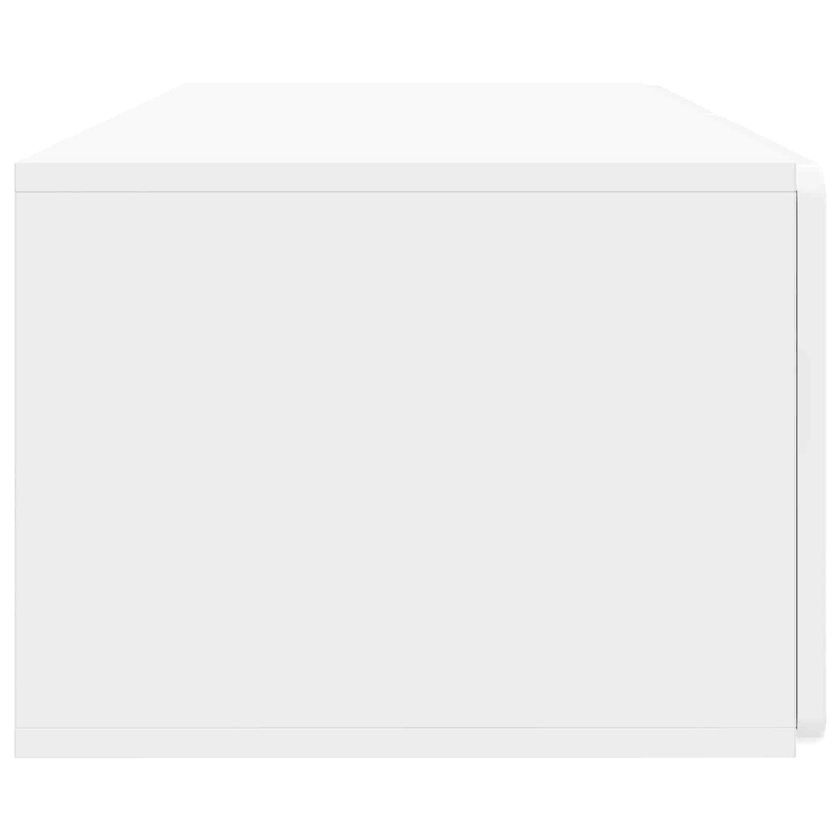 Nástěnná Tv Skříň 98 X 41 X 30 Cm Bílá S Vysokým Leskem