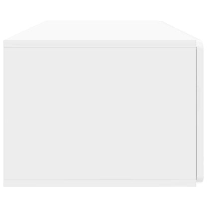 Nástěnná Tv Skříň 98 X 41 X 30 Cm Bílá S Vysokým Leskem
