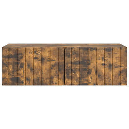 Nástěnná Tv Skříň 98 X 41 X 30 Cm Kouřový Dub Kompozitní Dřevo