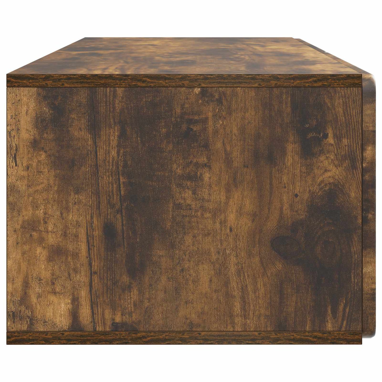 Nástěnná Tv Skříň 98 X 41 X 30 Cm Kouřový Dub Kompozitní Dřevo