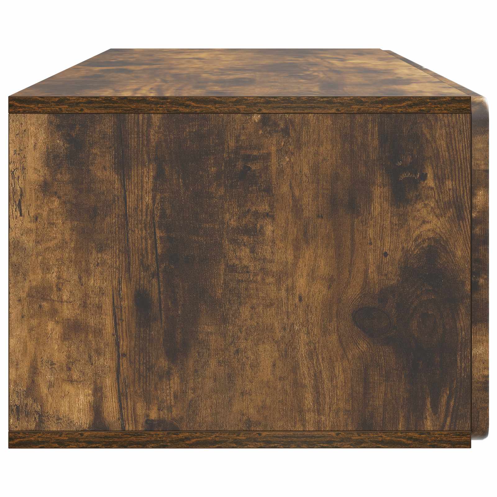 Nástěnná Tv Skříň 98 X 41 X 30 Cm Kouřový Dub Kompozitní Dřevo