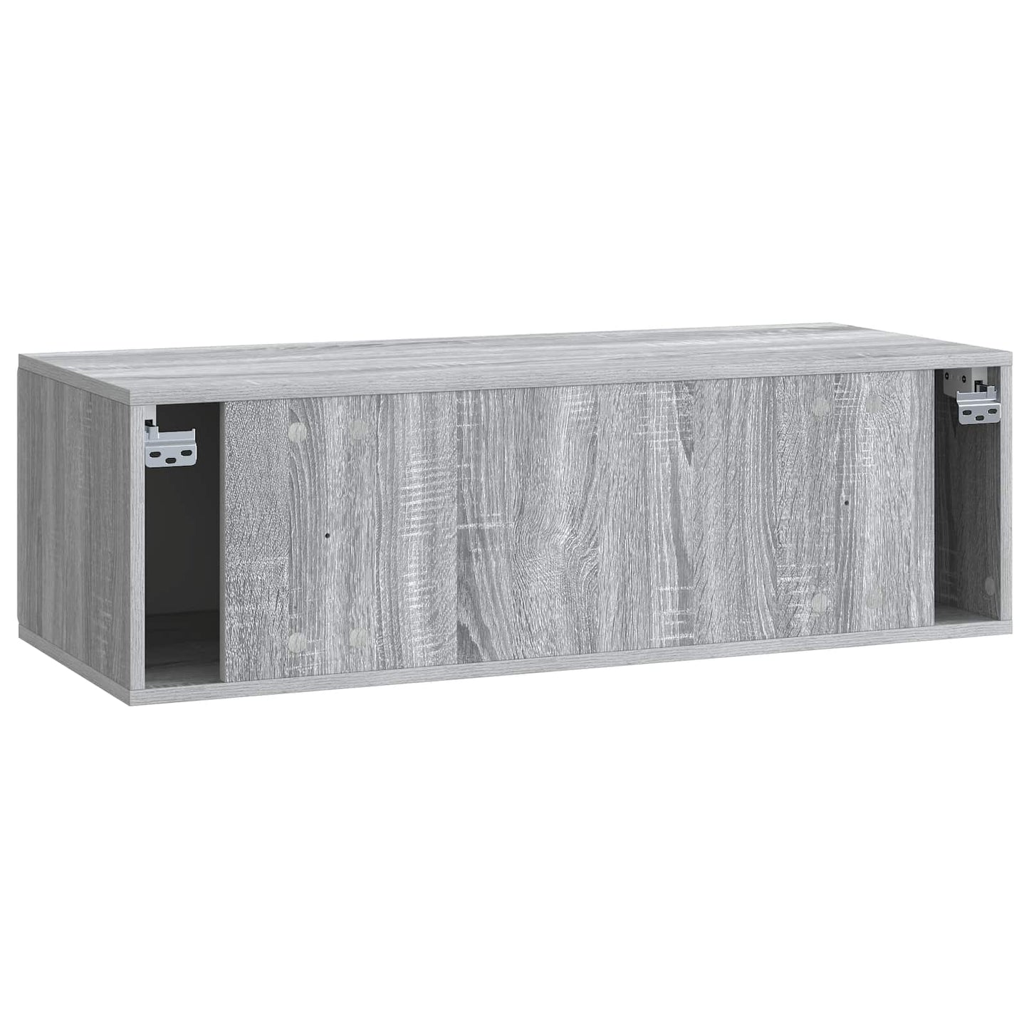 Nástěnná Tv Skříň 98 X 41 X 30 Cm Šedý Sonoma Kompozitní Dřevo