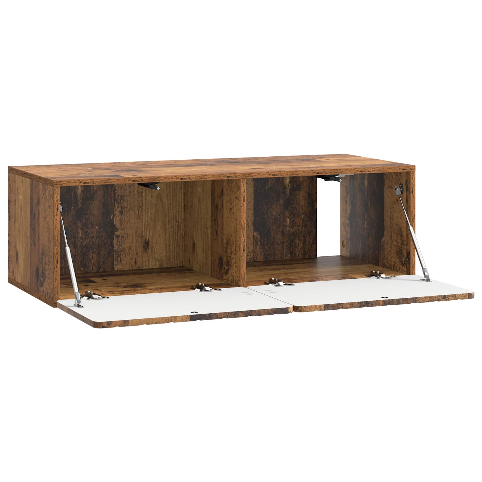 Nástěnná Tv Skříň 98 X 41 X 30 Cm Staré Dřevo Kompozitní Dřevo