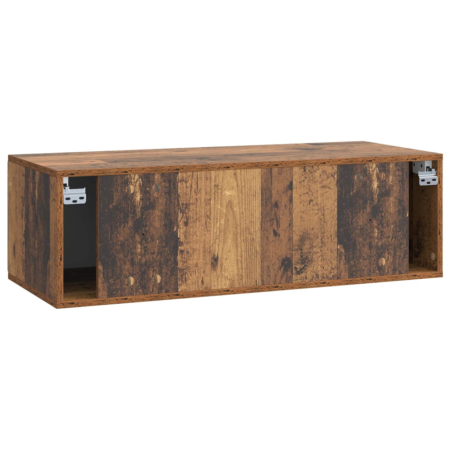 Nástěnná Tv Skříň 98 X 41 X 30 Cm Staré Dřevo Kompozitní Dřevo
