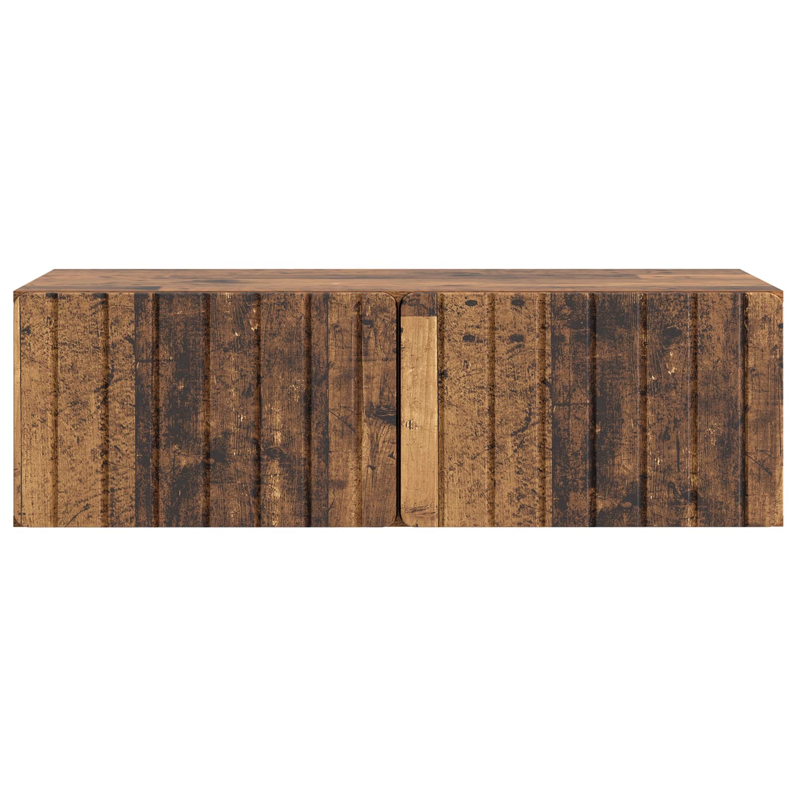 Nástěnná Tv Skříň 98 X 41 X 30 Cm Staré Dřevo Kompozitní Dřevo