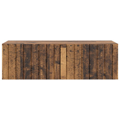 Nástěnná Tv Skříň 98 X 41 X 30 Cm Staré Dřevo Kompozitní Dřevo