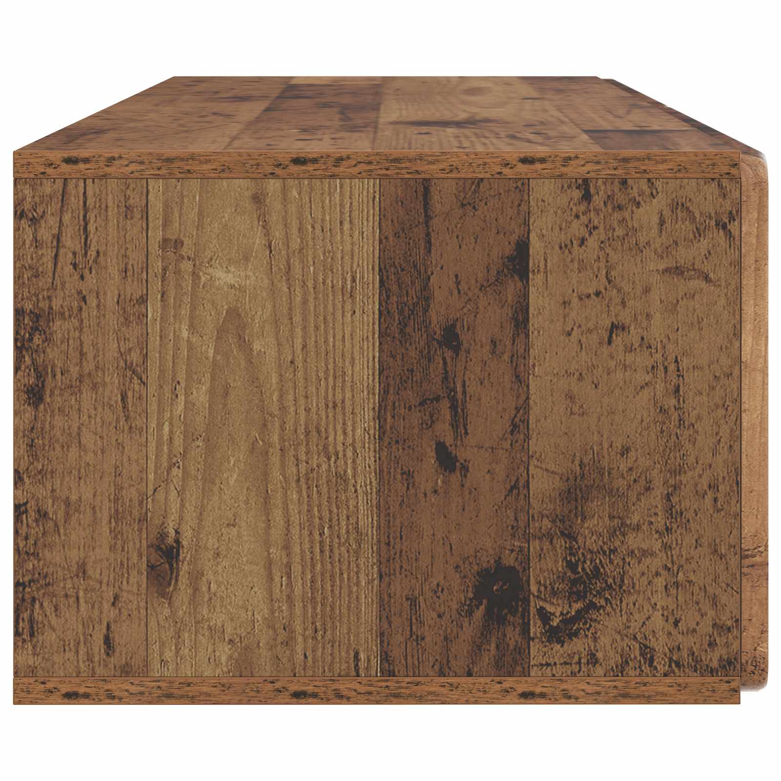Nástěnná Tv Skříň 98 X 41 X 30 Cm Staré Dřevo Kompozitní Dřevo