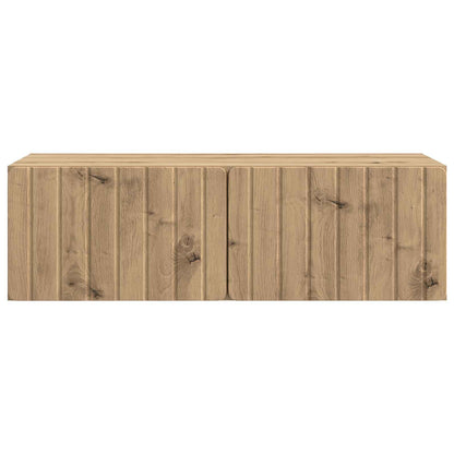 Nástěnná Tv Skříň 98 X 41 X 30 Cm Dub Artisan Kompozitní Dřevo