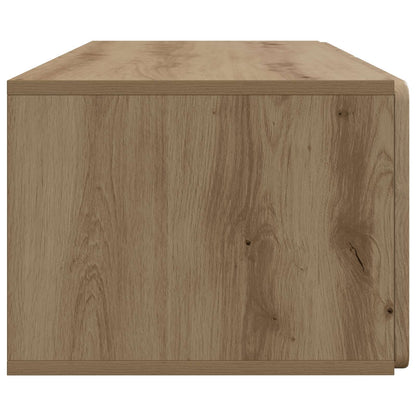 Nástěnná Tv Skříň 98 X 41 X 30 Cm Dub Artisan Kompozitní Dřevo