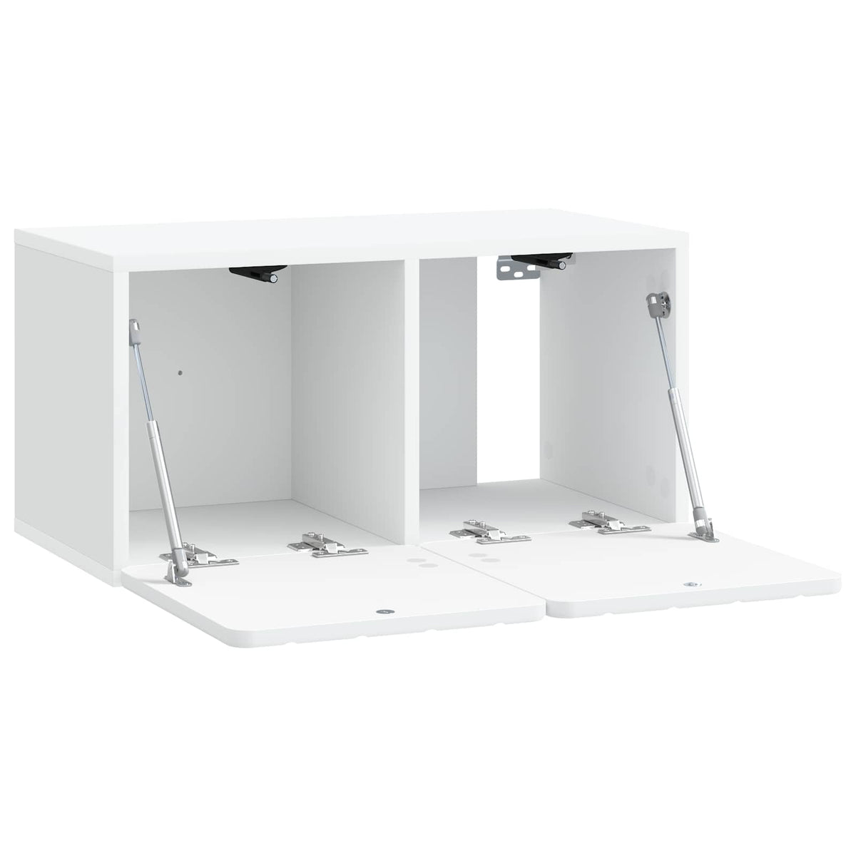 Nástěnná Tv Skříň 59,5 X 31 X 30 Cm Bílá Kompozitní Dřevo