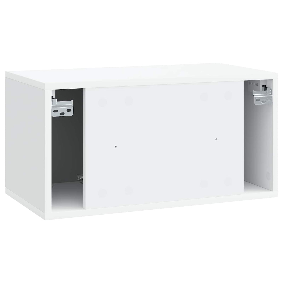 Nástěnná Tv Skříň 59,5 X 31 X 30 Cm Bílá Kompozitní Dřevo