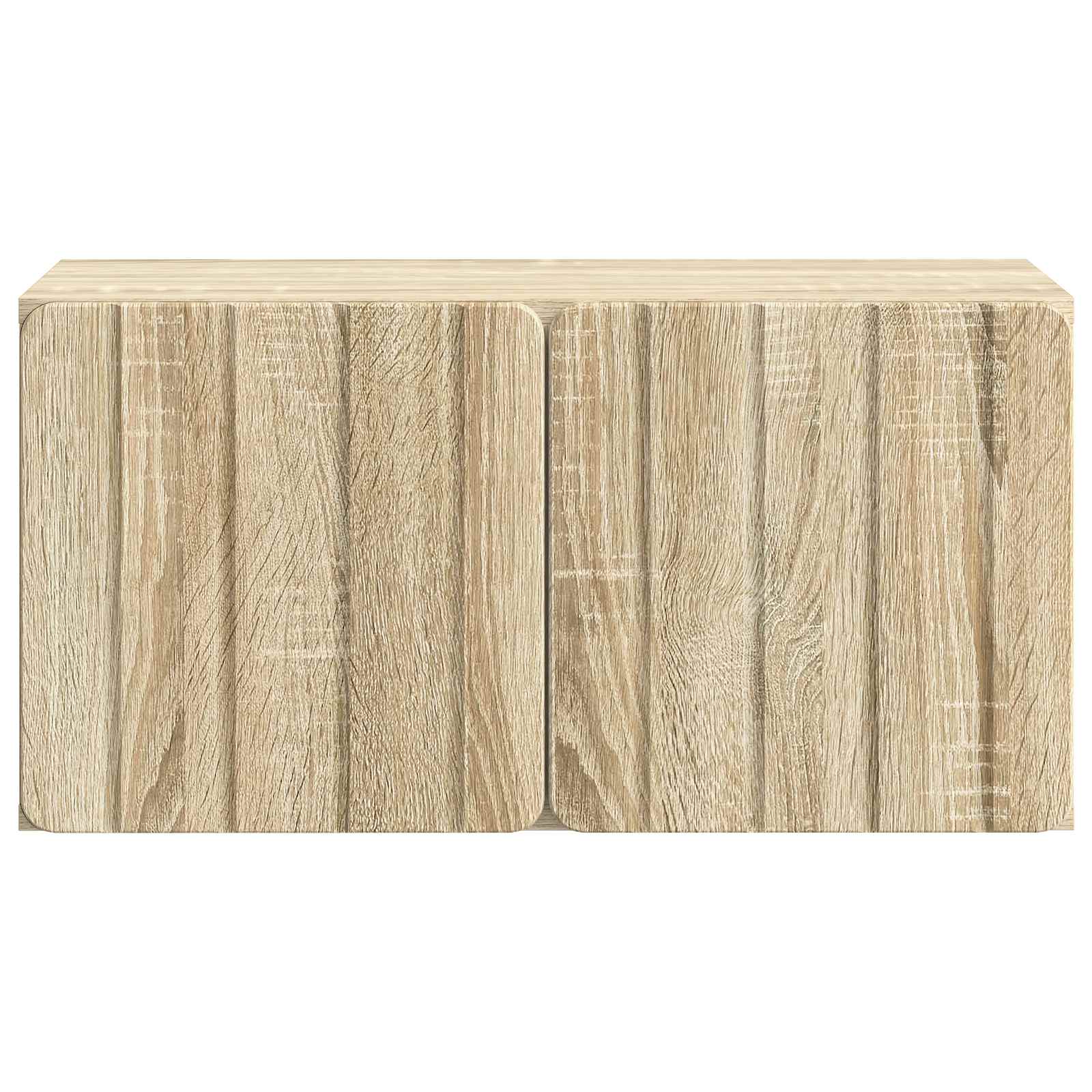 Nástěnná Tv Skříň 59,5 X 31 X 30 Cm Dub Sonoma Kompozitní Dřevo