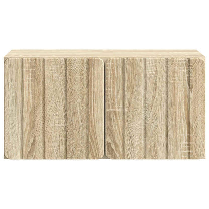 Nástěnná Tv Skříň 59,5 X 31 X 30 Cm Dub Sonoma Kompozitní Dřevo