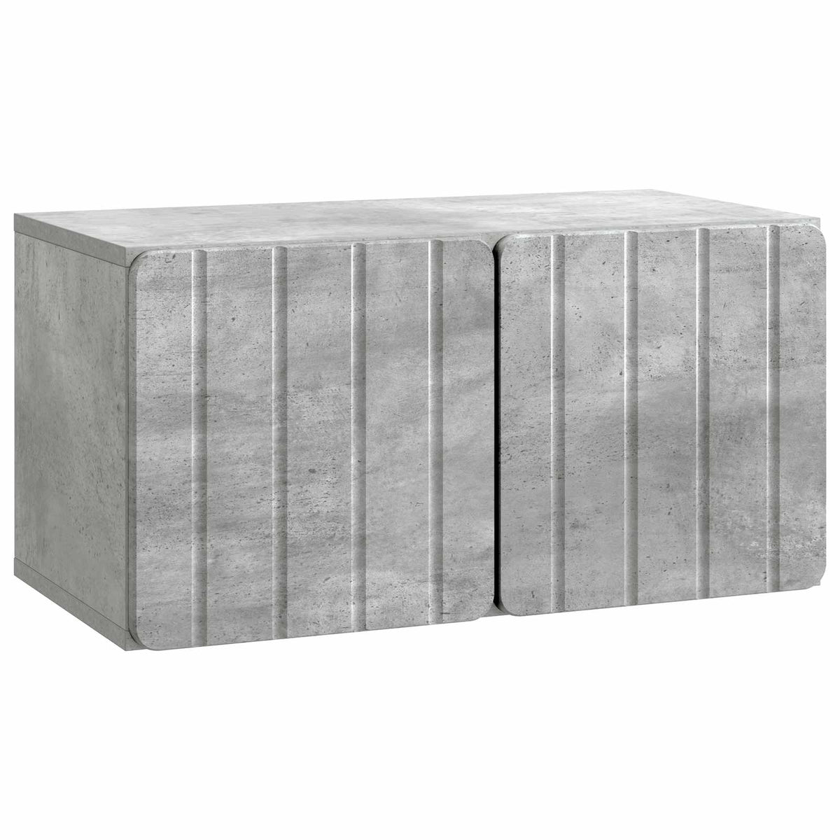 Nástěnná Tv Skříň 59,5 X 31 X 30 Cm Betonově Šedá