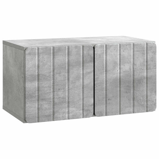 Nástěnná Tv Skříň 59,5 X 31 X 30 Cm Betonově Šedá