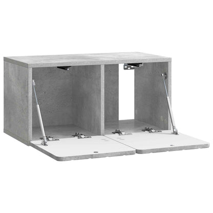 Nástěnná Tv Skříň 59,5 X 31 X 30 Cm Betonově Šedá