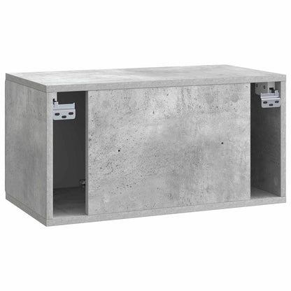 Nástěnná Tv Skříň 59,5 X 31 X 30 Cm Betonově Šedá