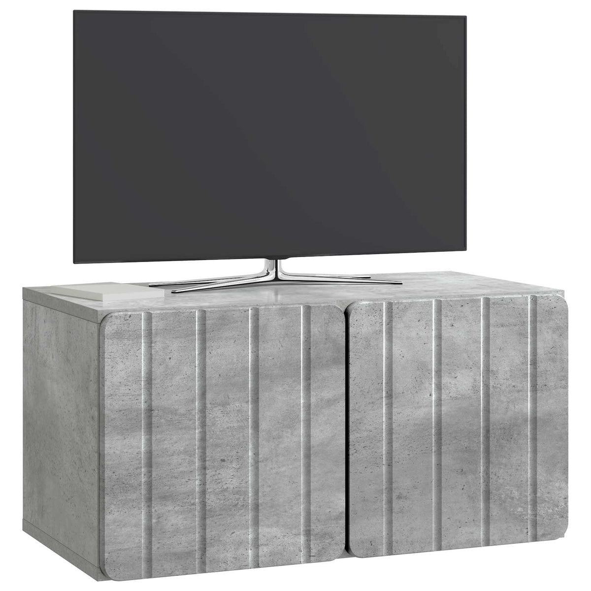 Nástěnná Tv Skříň 59,5 X 31 X 30 Cm Betonově Šedá
