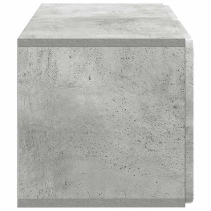 Nástěnná Tv Skříň 59,5 X 31 X 30 Cm Betonově Šedá