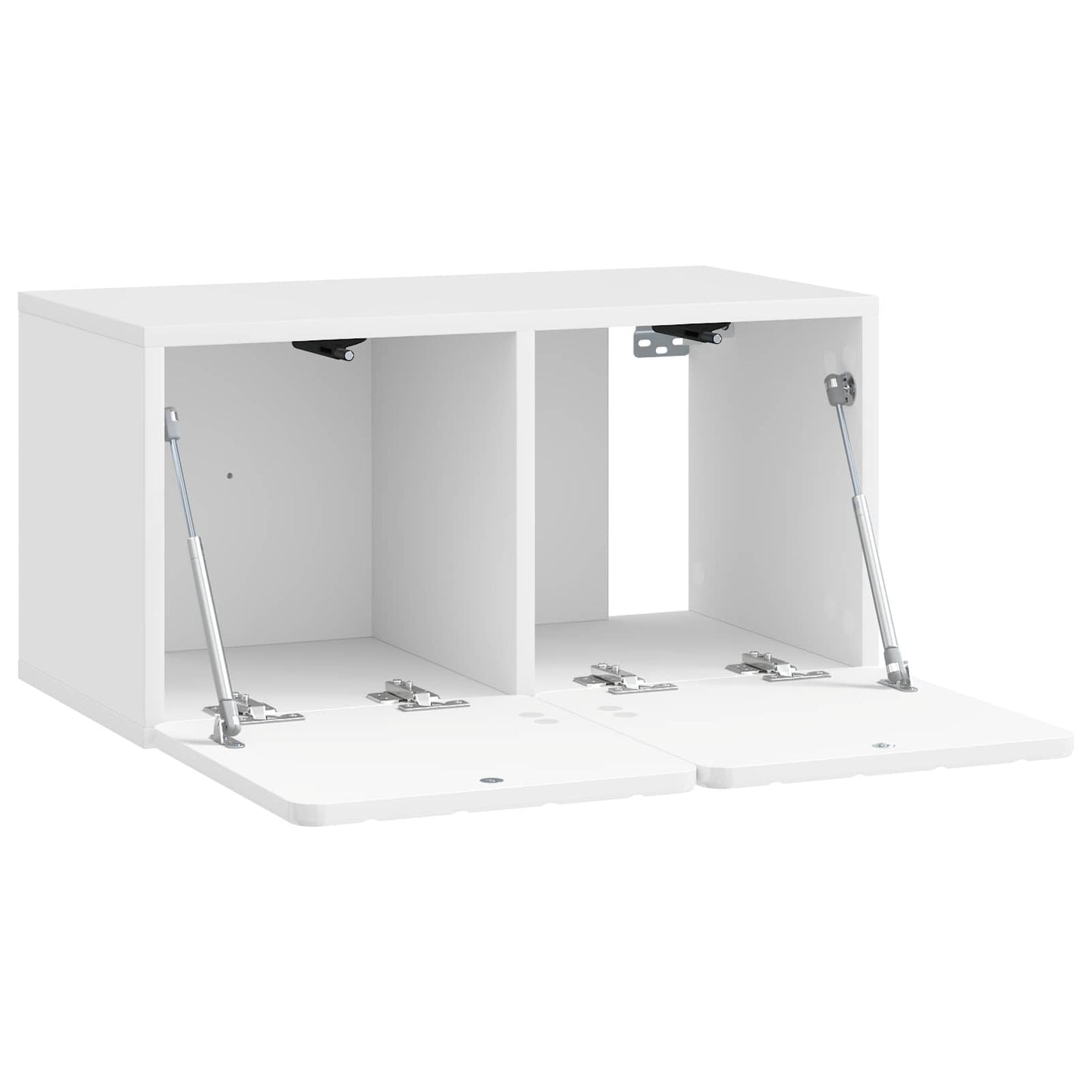 Nástěnná Tv Skříň 59,5 X 31 X 30 Cm Bílá S Vysokým Leskem