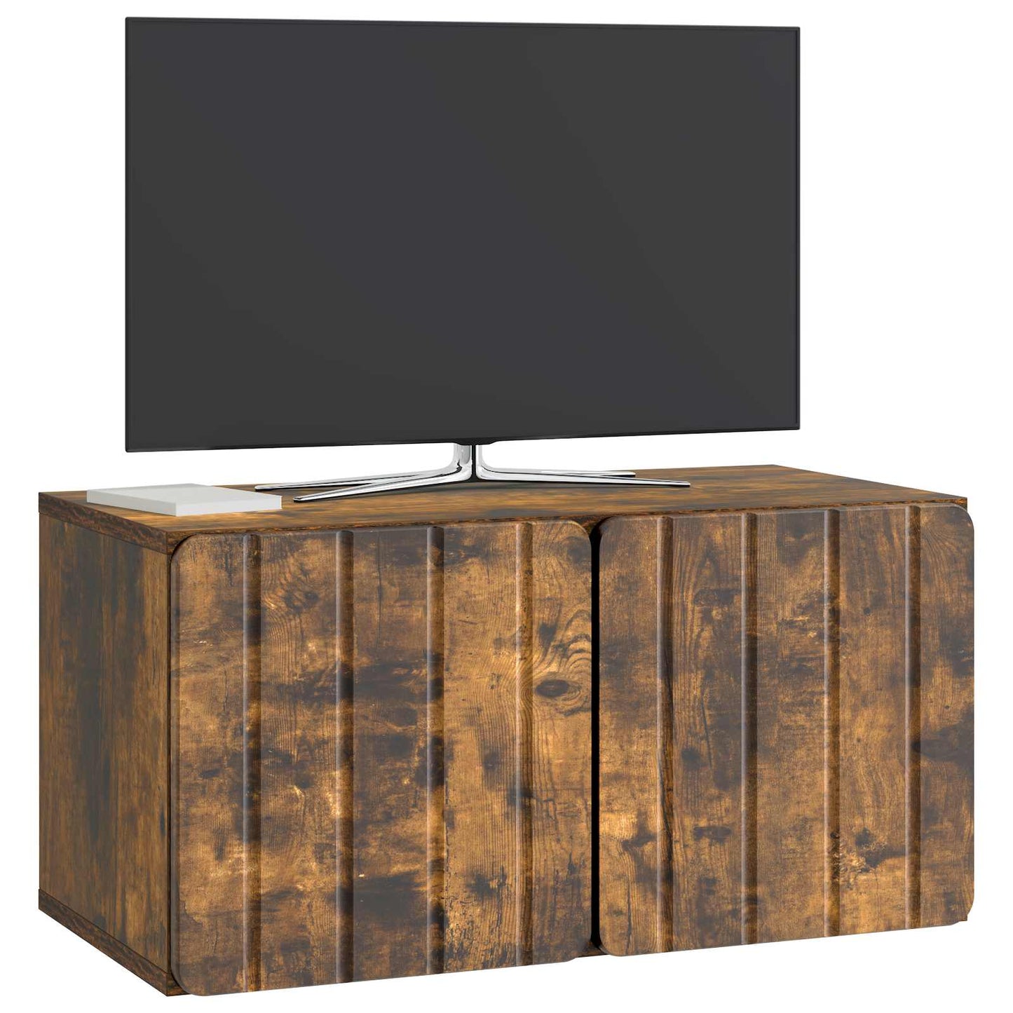 Nástěnná Tv Skříň 59,5 X 31 X 30 Cm Kouřový Dub