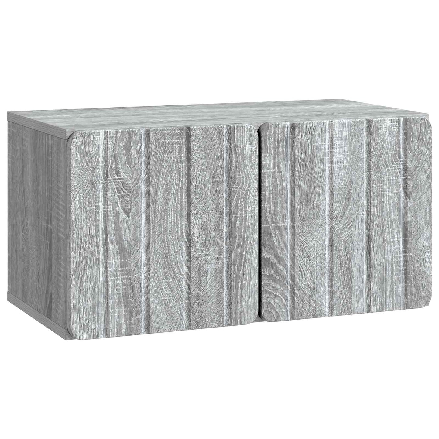 Nástěnná Tv Skříň 59,5 X 31 X 30 Cm Šedý Sonoma