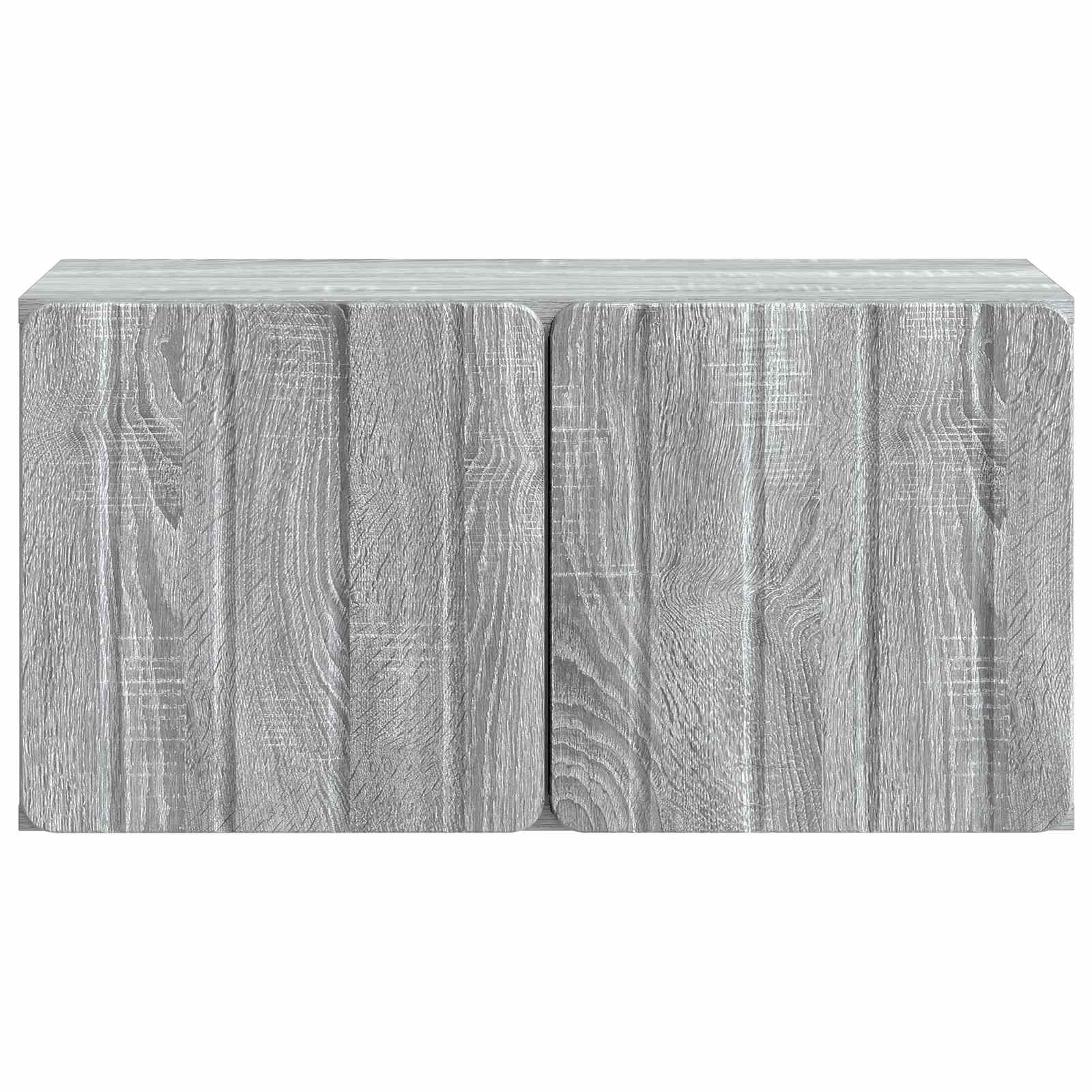 Nástěnná Tv Skříň 59,5 X 31 X 30 Cm Šedý Sonoma