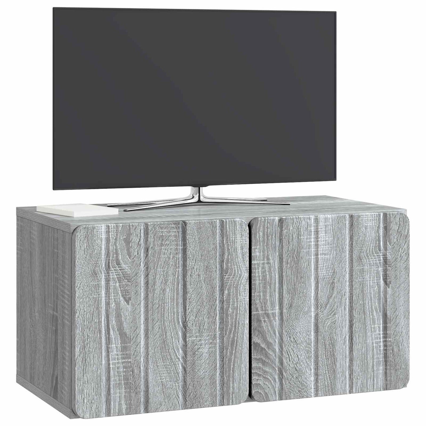 Nástěnná Tv Skříň 59,5 X 31 X 30 Cm Šedý Sonoma