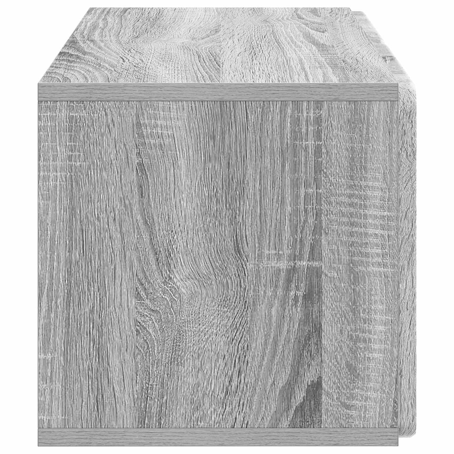 Nástěnná Tv Skříň 59,5 X 31 X 30 Cm Šedý Sonoma