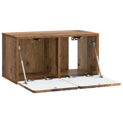 Nástěnná Tv Skříň 59,5 X 31 X 30 Cm Staré Dřevo
