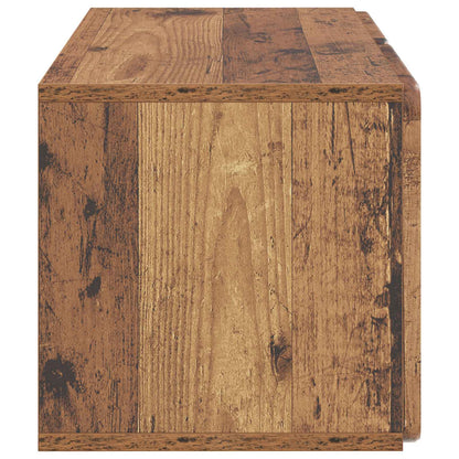 Nástěnná Tv Skříň 59,5 X 31 X 30 Cm Staré Dřevo