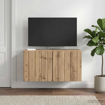 Nástěnná Tv Skříň 59,5 X 31 X 30 Cm Dub Artisan
