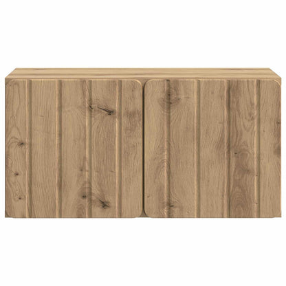 Nástěnná Tv Skříň 59,5 X 31 X 30 Cm Dub Artisan