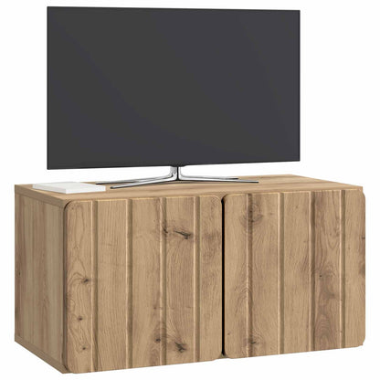 Nástěnná Tv Skříň 59,5 X 31 X 30 Cm Dub Artisan