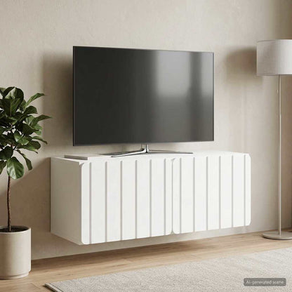 Nástěnná Tv Skříň 78,5 X 31 X 30 Cm Bílá Kompozitní Dřevo