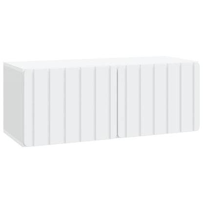 Nástěnná Tv Skříň 78,5 X 31 X 30 Cm Bílá Kompozitní Dřevo