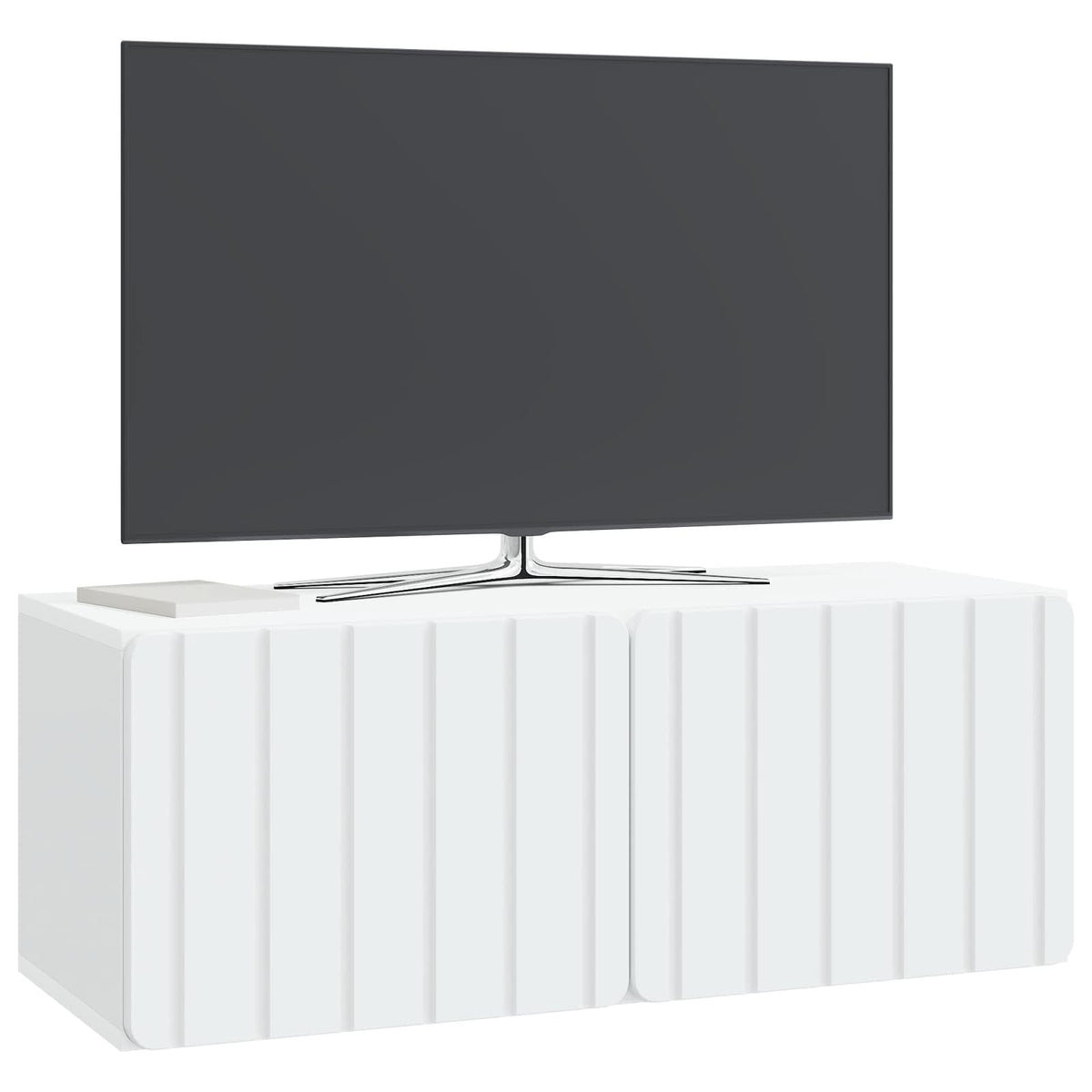 Nástěnná Tv Skříň 78,5 X 31 X 30 Cm Bílá Kompozitní Dřevo