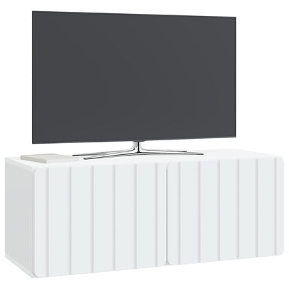 Nástěnná Tv Skříň 78,5 X 31 X 30 Cm Bílá Kompozitní Dřevo