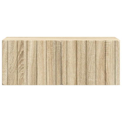 Nástěnná Tv Skříň 78,5 X 31 X 30 Cm Dub Sonoma Kompozitní Dřevo