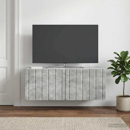 Nástěnná Tv Skříň 78,5 X 31 X 30 Cm Betonově Šedá