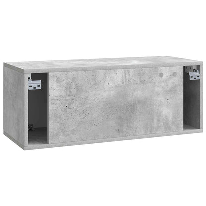 Nástěnná Tv Skříň 78,5 X 31 X 30 Cm Betonově Šedá