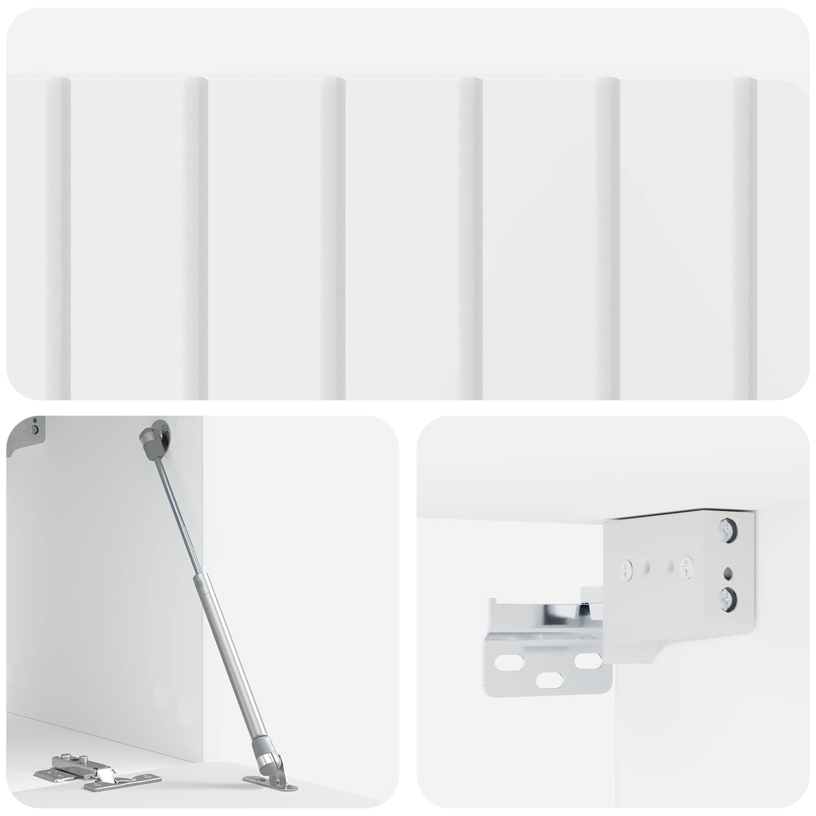 Nástěnná Tv Skříň 78,5 X 31 X 30 Cm Bílá S Vysokým Leskem
