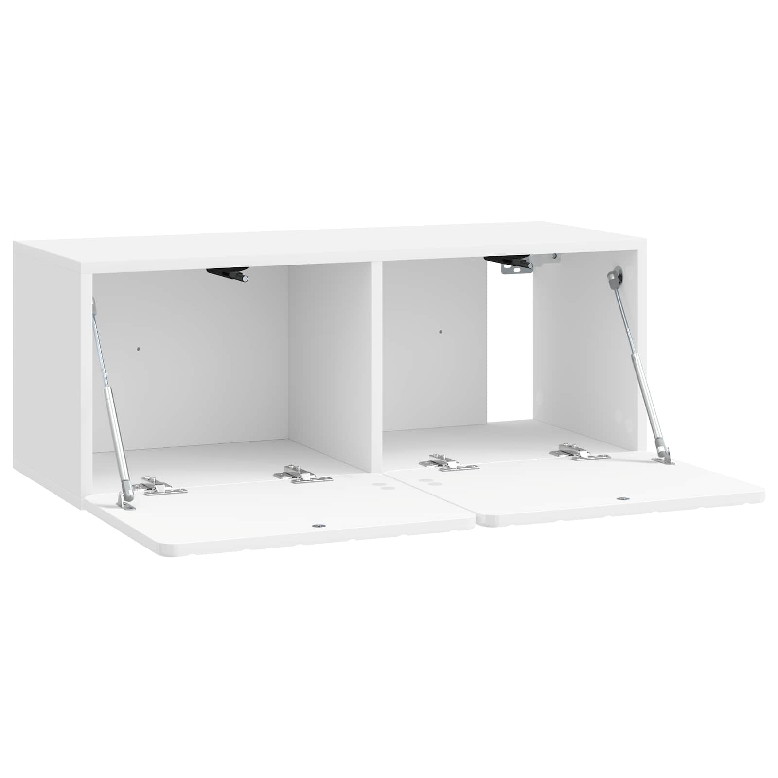 Nástěnná Tv Skříň 78,5 X 31 X 30 Cm Bílá S Vysokým Leskem