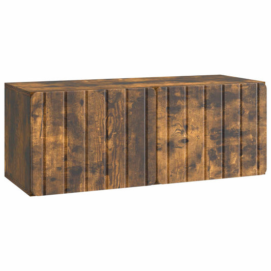 Nástěnná Tv Skříň 78,5 X 31 X 30 Cm Kouřový Dub