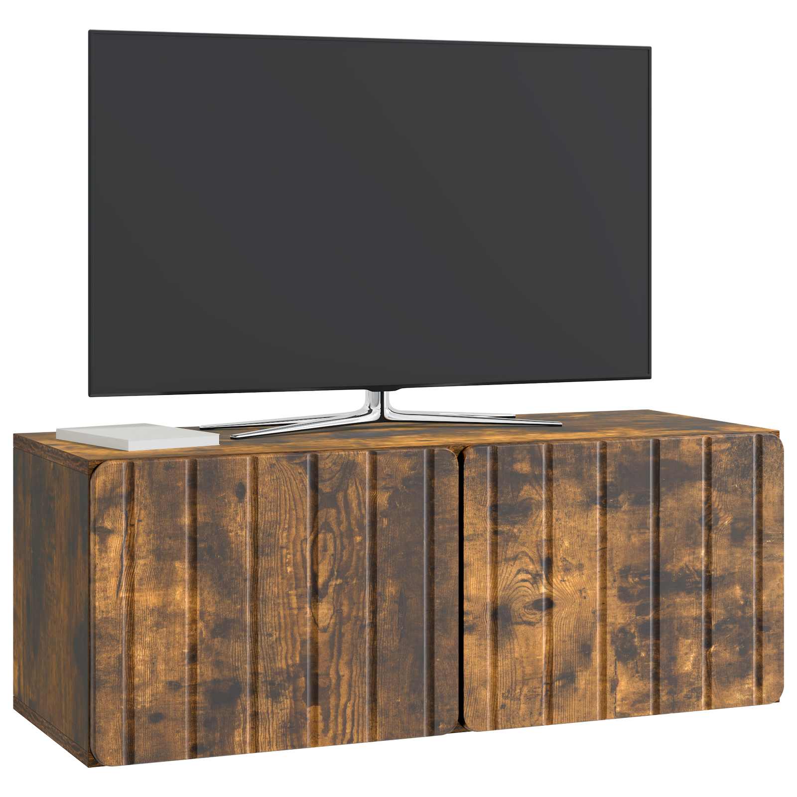 Nástěnná Tv Skříň 78,5 X 31 X 30 Cm Kouřový Dub