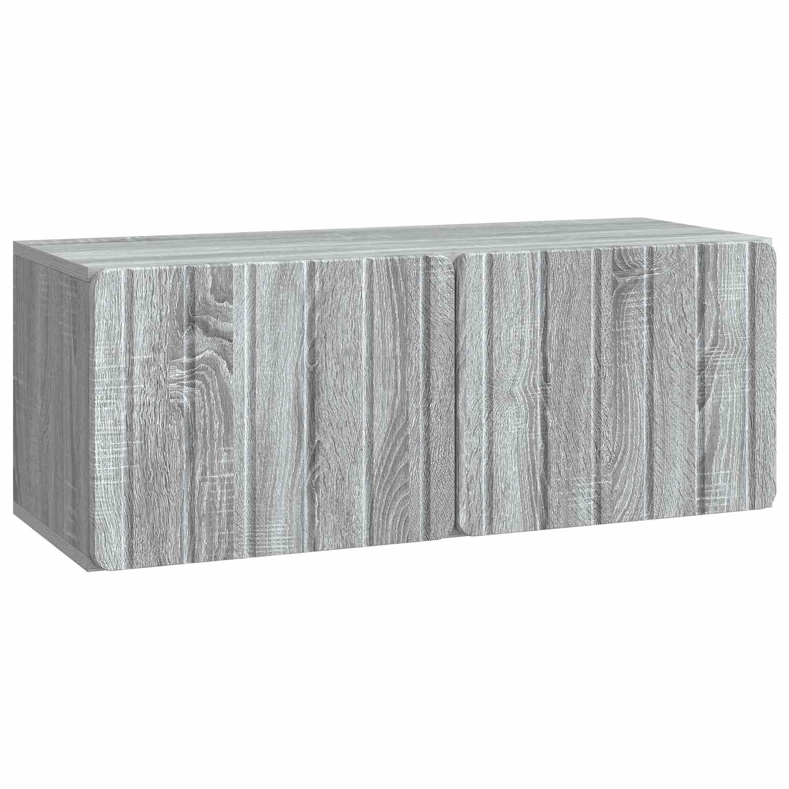 Nástěnná Tv Skříň 78,5 X 31 X 30 Cm Šedý Sonoma