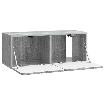 Nástěnná Tv Skříň 78,5 X 31 X 30 Cm Šedý Sonoma