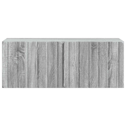 Nástěnná Tv Skříň 78,5 X 31 X 30 Cm Šedý Sonoma