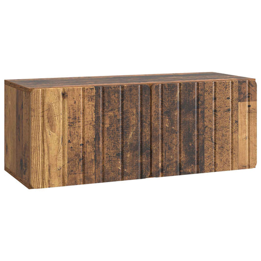 Nástěnná Tv Skříň 78,5 X 31 X 30 Cm Staré Dřevo